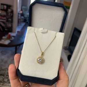 Swarovski gold plated necklace